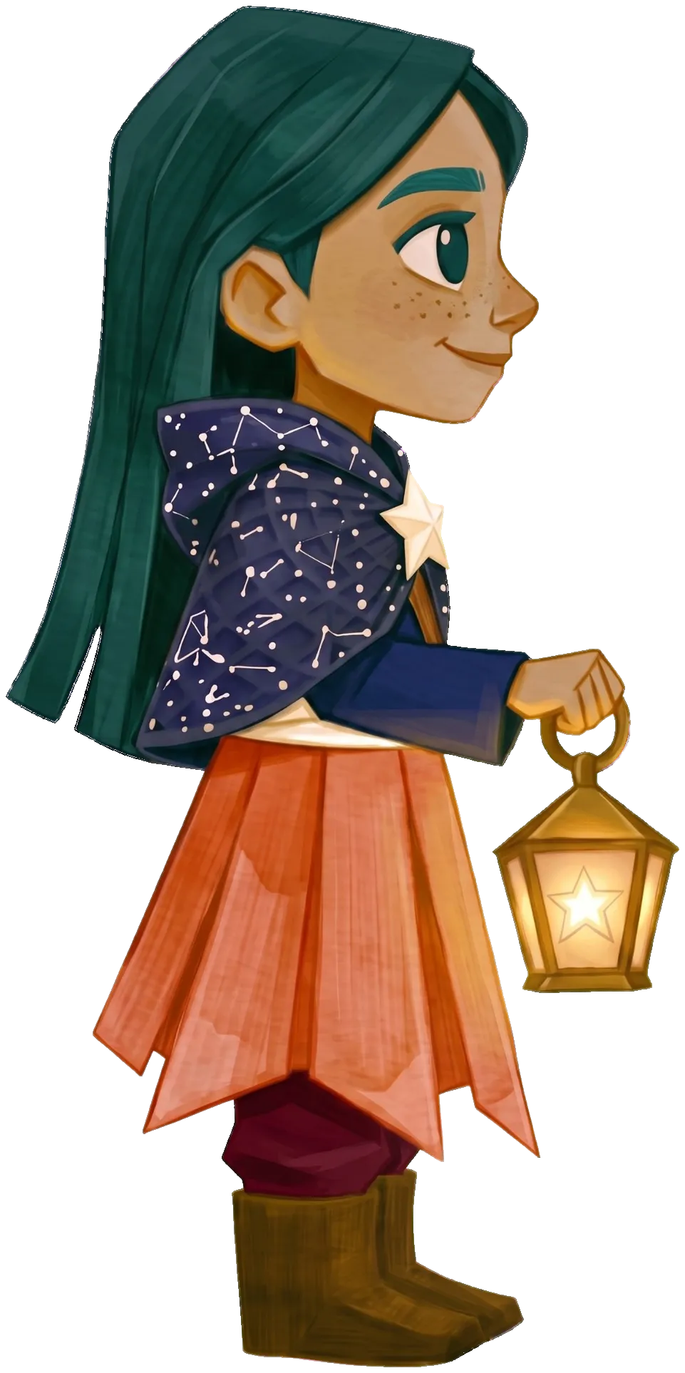 Vela from the side